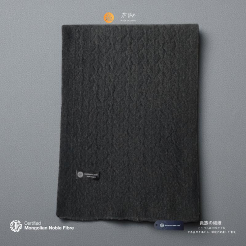 『Noble Fibre』100％ヤク・マフラー メッシュ ブラック【高級 おしゃれ ファッション カシミア より暖かい 防寒】 G3569 2397472 - 大阪府泉佐野市