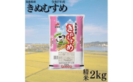 385K.鳥取県産きぬむすめ◇精米2kg◇令和7年産