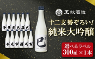 [丑] 王紋純米大吟醸 十二支 300ml 単品 丑 ラベル 純米大吟醸 干支 ラベル 地酒 酒 日本酒 清酒 辛口 純米 大吟醸 午年 新潟 贈答 贈り物 にいがた プレゼント 贅沢 ギフト 晩酌 お取り寄せ 年末年始 王紋 王紋酒造 新発田市 aumont015_2