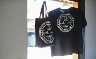 キトラ四神トートバッグ（黒）＆Tシャツ（黒・Lサイズ）セット