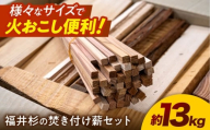 PEFC認証 福井杉の焚き付け薪セット / サステナブル 間伐材利用 キャンプ 火付き良好 小浜市 / スタイル・オブ・ジャパン [BFCX041]