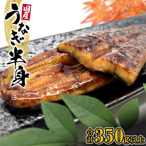 【国産うなぎ】 ハーフカット 6パック(3尾分/合計350g以上) タレ 山椒付 食べきり 人気 鰻楽 半身 新登場 手軽 便利 K2669 2410857 - 茨城県境町