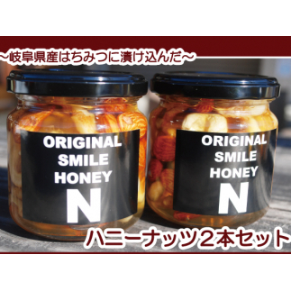 ~岐阜県産はちみつ三昧セット~岐阜県産ハニーナッツ200g×2本セット