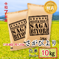 五つ星お米マイスターが厳選！【新米】令和7年産 佐賀県産 さがびより 白米 10kg（5kg×2袋）おこめ 米 ：B320-015