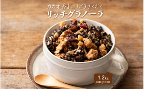 贅沢リッチグラノーラ 1.2kg(300g×4袋) 2413245 - 静岡県静岡市