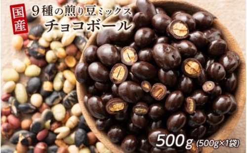9種の煎豆ミックスチョコボール 500g(500g×1袋) 2413268 - 静岡県静岡市