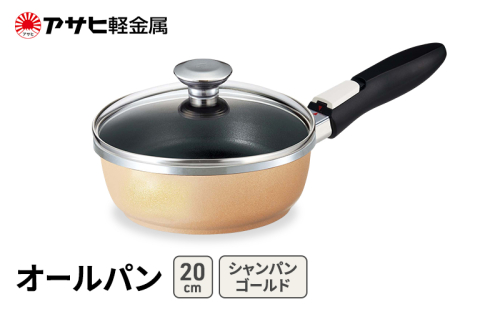期間限定寄附額 [ オールパン (20) シャンパンゴールド ] アサヒ軽金属  2413347 - 兵庫県加西市