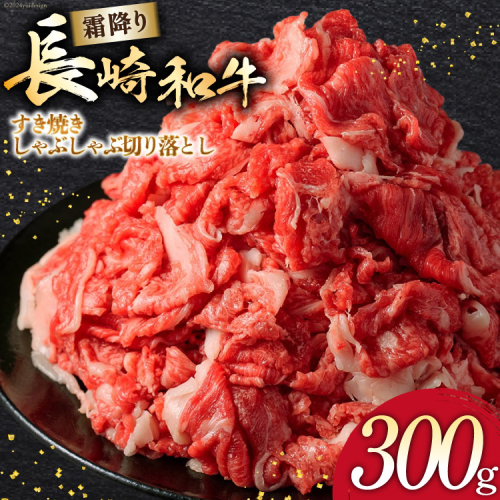 AI260 長崎和牛 すき焼き しゃぶしゃぶ 切り落とし 300g [ 肉 和牛 牛肉 Giverichホールディングス 長崎県 島原市 ] 2413410 - 長崎県島原市