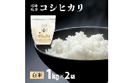 【定期便12回】福井県産 コシヒカリ 精米 2kg（1kg×2）＜令和7年産 新米 / 数量限定 ＞【米 コメ お米 精米 白米 無洗米 玄米 ご飯 飯 こしひかり ブランド米 国産】[095-t12-a201]