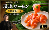 渓流サーモン　お刺身フィーレ　1kg