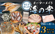 あとでゆっくりオーダーメイド海の幸[3ポイントコース](のどぐろ・白えび・氷見産ぶり・ほたるいか等から選べる) 富山県 氷見市 干物 ぶりしゃぶ 昆布締め 氷見うどん