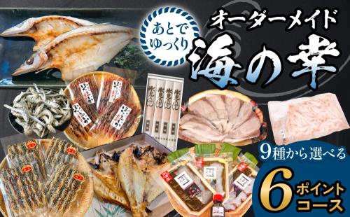 あとでゆっくりオーダーメイド海の幸【6ポイントコース】（のどぐろ・白えび・氷見産ぶり・ほたるいか等から選べる）  富山県 氷見市 干物 ぶりしゃぶ 昆布締め 氷見うどん 2418148 - 富山県氷見市