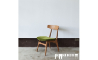 ダイニングチェア　01　オーク　モケットグリーン
