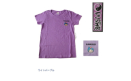 ライトパープルLサイズ　はむりん女性用Tシャツ ／ 羽村市公式キャラクター ご当地 ゆるキャラ マスコットキャラクター ご当地キャラクター イメージキャラクター かわいい 癒やし 東京都 No.148-03