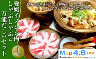 愛媛イノシシ肉しゃぶしゃぶとお出汁のセット