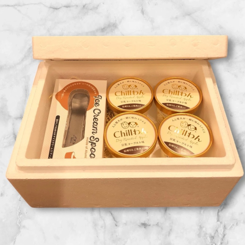 豆乳ヨーグルトアイスセット（信州りんご果肉入り)　愛犬 信州 りんご おやつ アイス 豆乳 植物性 長野市産 国産 2425401 - 長野県長野市