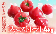 ファーストトマト 4kg　|トマト とまと 高糖度 サラダ サンドイッチ 野菜 やさい 大玉 高糖度 贈答 プレゼント 贈り物 甘い おいしい 冬 春 極 JA 農協 JA愛知みなみ ファーストトマト 渥美半島 田原市