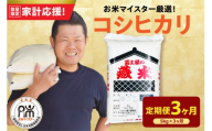 【 3ヶ月定期便 / 令和7年産 】 コシヒカリ 計5kg/月 ( 1回配送 5kg×1袋 ) 2025年産