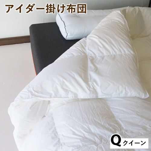 アイダー掛け布団 クイーン アイスランド アイダーダック 98% 羽毛布団 ダウン 冬 暖かい 保温性 稀少 寝具 最高級 Qサイズ 2432755 - 京都府亀岡市