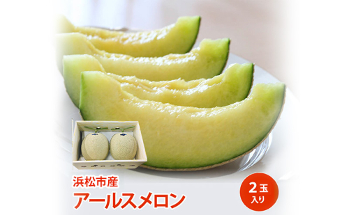 【静岡県浜松市産】アールスメロン約1.5kg以上×2玉  白等級 【配送不可：離島】メロン melon フルーツ 果物 静岡 浜松市 2433252 - 静岡県浜松市