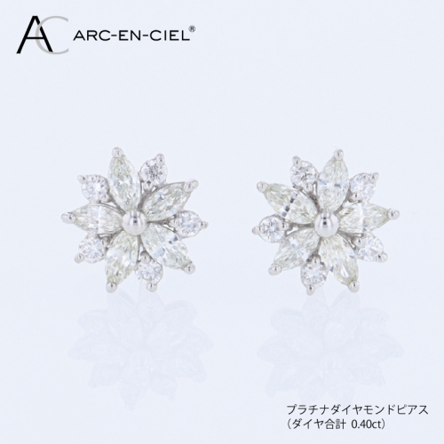 ARC-EN-CIEL PTダイヤピアス（計 0.40ct） J089 2433300 - 大阪府泉佐野市