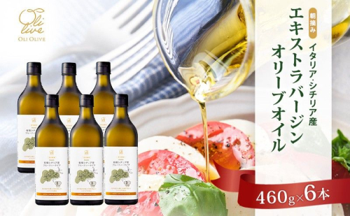 有機栽培 朝摘み シチリア産 エキストラバージン オリーブ オイル 6本セット 6月 オーガニック 調味料 油 オリーブ油 食用油 ギフト 袋井市 静岡県 2433767 - 静岡県袋井市