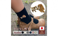 おはなし靴下 ギフトボックス イヌとネコ キッズ アイボリー