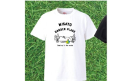 ＜美里町ガーデンプレイス＞綿100%オリジナルTシャツ 　Landscape柄 ＜白＞＜Mサイズ＞【1695871】
