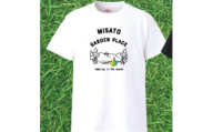 ＜美里町ガーデンプレイス＞綿100%オリジナルTシャツ 　Landscape柄 ＜白＞＜Lサイズ＞【1695872】