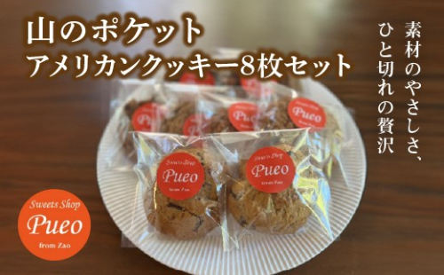 山のポケット～アメリカンクッキー8枚セット～　【04301-0951】 2439005 - 宮城県蔵王町