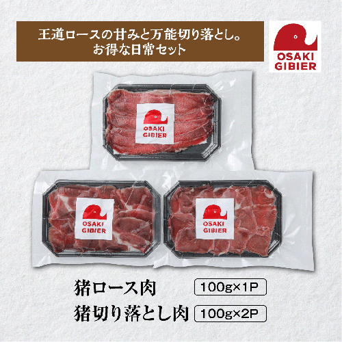 【大崎ジビエ】国産ジビエ認証取得｜イノシシ精肉お試しセット 2439031 - 宮城県大崎市