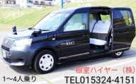 S-55001 北海道根室市観光タクシー(2時間コース)