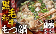 【1月発送】《簡易包装》飛騨産 黒毛和牛 もつ鍋セット(2-3人前) ●選べるスープ( カレー ) 鍋の素 牛肉 肉 鍋 なべ モツ もつ ホルモン 選べる セット 国産牛 和牛 冷凍 飛騨市 7000円 7千円