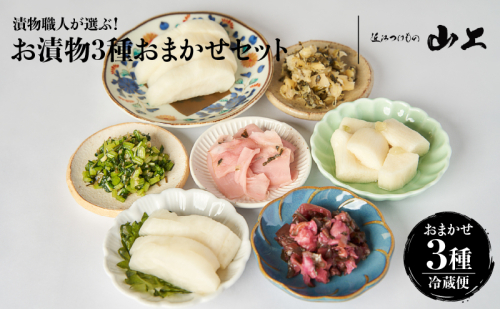 【お漬物セット】漬物職人が選ぶ！お漬物3種おまかせセット 2442140 - 滋賀県湖南市