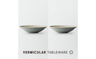 Tableware Shallow Bowl Rimペアセット21cm 霞