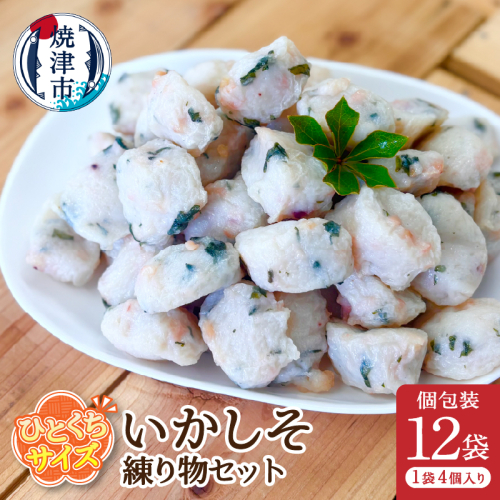 a11-170　おつまみ【いかしそ】練り物セット個包装12P 2445686 - 静岡県焼津市