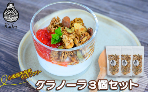 【おやつの実 Lafra】グラノーラ３個セット 2445787 - 沖縄県うるま市