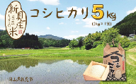 【令和7年産】新見庄米 コシヒカリ 白米 5kg （5kg×1袋）