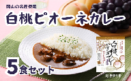白桃ピオーネカレー レトルト 5食セット