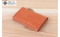 名刺入れ [アトリエSASSA 富山県 朝日町 34310573-or] 名刺 めいし 名刺入 カードケース 革 牛革 国産 レザー 職人 手作り カードホルダー メンズ レディース