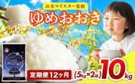 【12ヶ月定期便】令和7年産 福岡県産米100％使用！大木町 ゆめおおき 10kg ※北海道・沖縄・離島は配送不可 CY006sub12