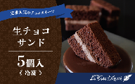 コート・ダジュール 生チョコサンド 5個入 【 チョコ 生チョコ 焼き菓子 ケーキ スイーツ お菓子 菓子 ギフト 贈答 茨城県 つくば市 】