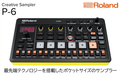【Roland】AIRA Compact / P-6 Creative Sampler 【配送不可：離島】楽器 手のひらサイズ 静岡 浜松市 2448785 - 静岡県浜松市