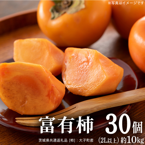 富有柿 30個 約10kg（2L以上）【11月より発送開始】（茨城県共通返礼品 [柿]：大子町産） |柿 かき [FC24-NT] 2454337 - 茨城県つくばみらい市