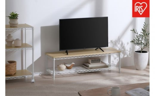 カラーメタルラック　ローボード CML-10302 ホワイト 2454654 - 宮城県角田市