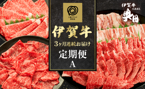 伊賀牛 3ヶ月連続お届け 定期便 A [ 伊賀牛牛トロ刺し すき焼きセット 焼肉セット5人盛り ] オクダ 牛肉 高級 和牛 肉 伊賀牛肉 伊賀 人気 自宅用 グルメ お取り寄せ 誕生日 お祝い ご馳走 パーティー 贅沢 三重 三重県 2454988 - 三重県名張市