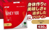 DNS プロテインホエイ 100 バナナオレ 風味 630g  | プロテイン ホエイプロテイン バナナ オレ 人気 高たんぱく ダイエット 置き換え 栃木県 送料無料