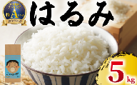 令和7年度産 米 はるみ 5kg  神奈川県産 農家直送 数量限定 順次発送 こめ  甘い ツヤ キヌヒカリ コシヒカリ こしひかり しんまい kome ※ お米 白米  特A ランク ご飯 ごはん 弁当 お弁当 おにぎり はくまい 精米 ブランド米 湘南生まれ  産地直送 西山農園 神奈川 湘南 藤沢