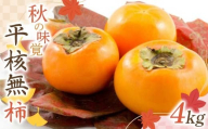 秋の味覚「平核無柿 4kg」 FSY-2727