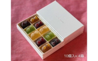 しょこら亭 シャ・ド・フリュイ（chat・do・fruits） 10個入×4セット お菓子 菓子 スイーツ 洋菓子 フランス伝統菓子 贈答 1Z41045